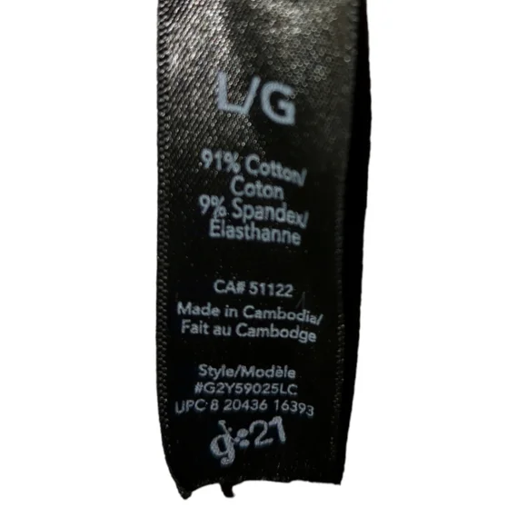 🌹3/25🌹G 21 Grey and Green Active Wear Pants Size L. - Picture 14 of 15